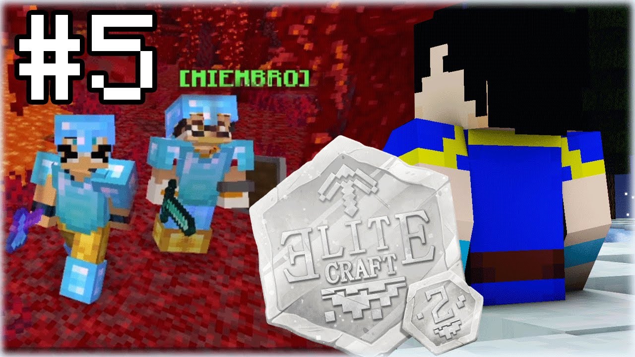 EXPLORANDO EL NUEVO NETHER Y.... ¿ ALVARO ME MATA ? - EliteCraft 2 #5 - Withzy