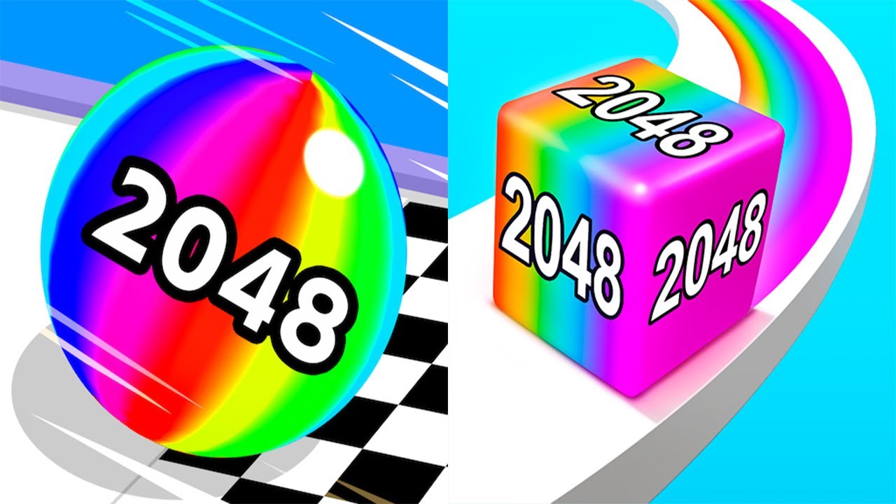 Ball Run 2048 VS Jelly Run 2048 - All Levels Gameplay Android iOS Ep 3