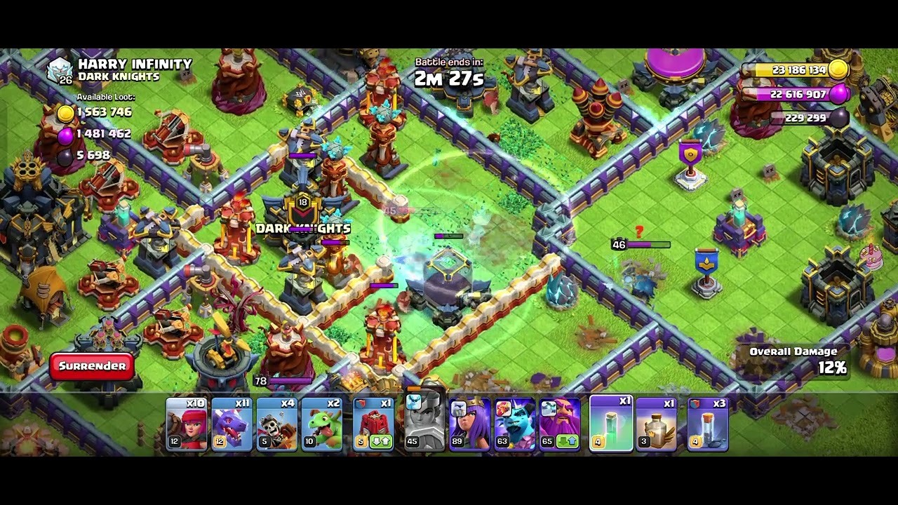 Town Hall 17,RC walk,Mass Dragon attack strategy!✌️