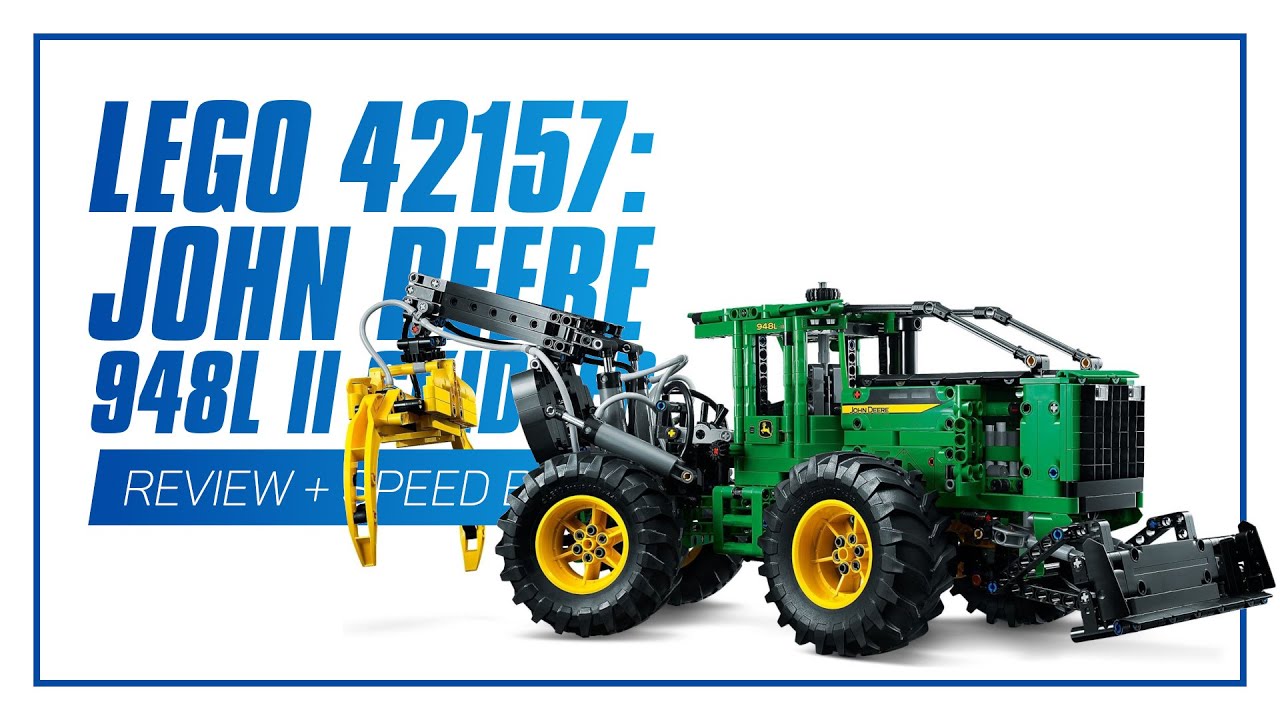 LEGO 42157: John Deere 948L II Skidder - HANDS-ON REVIEW