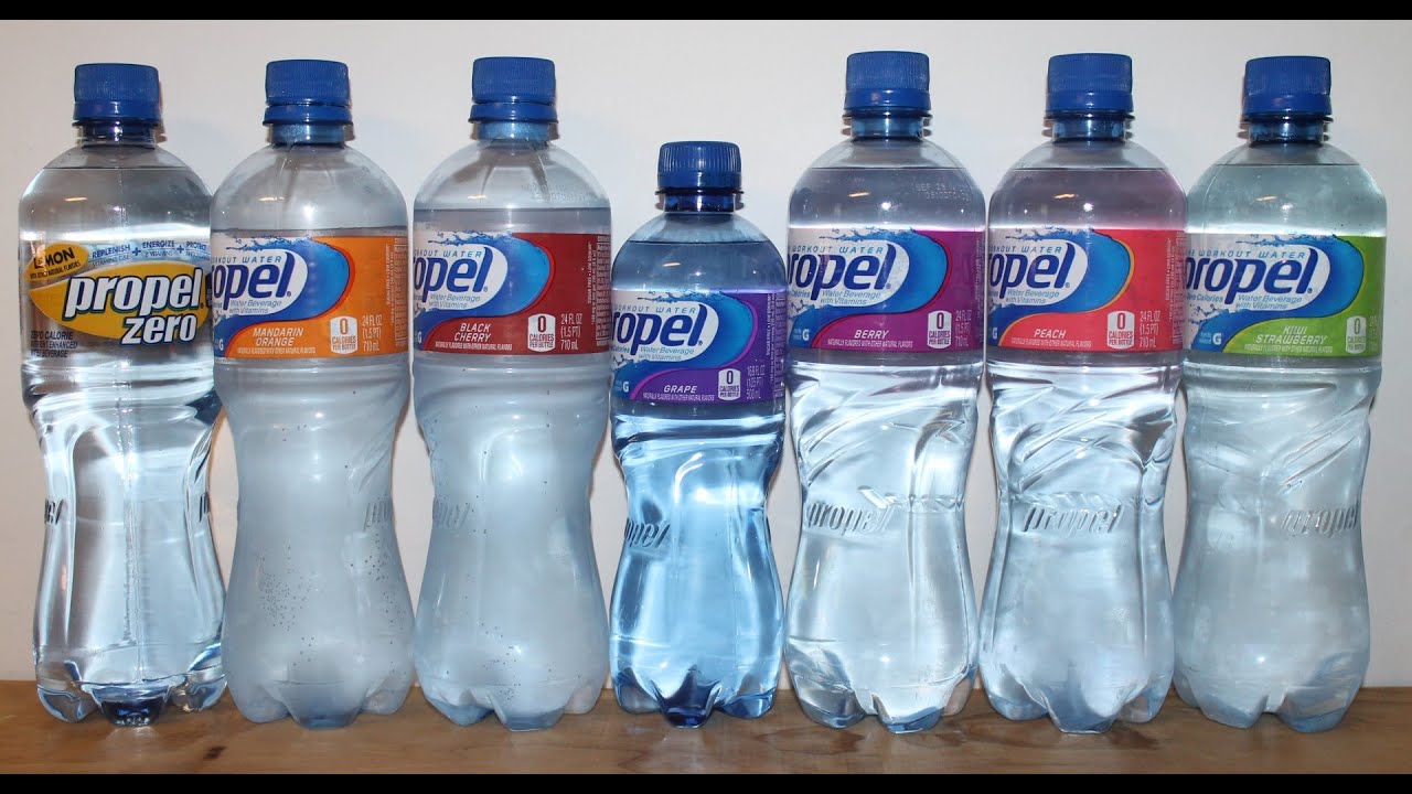 Propel: The Workout Water Taste Test & Review 7 Flavors
