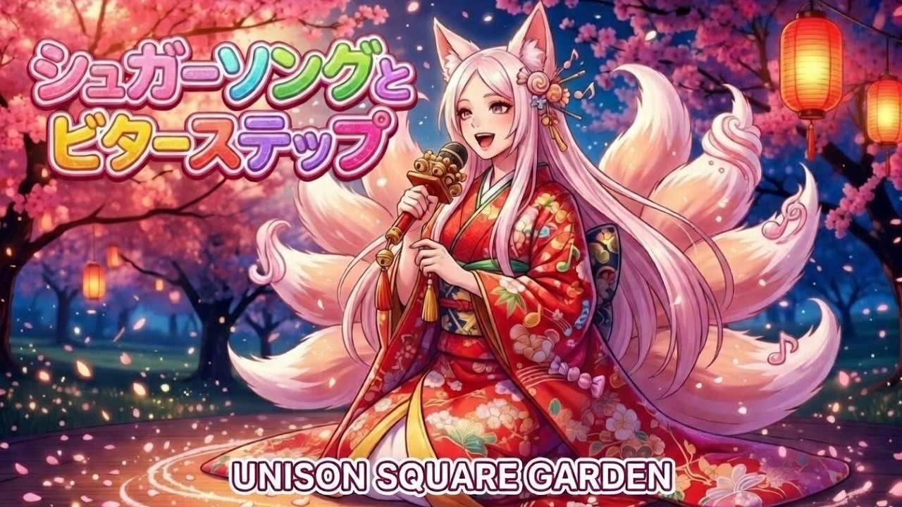 【和ロック】シュガーソングとビターステップ – UNISON SQUARE GARDEN//狐のお姫様が唄う～月下桜の春夜ver.～