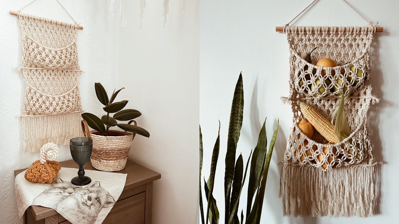Macrame Double Pocket
