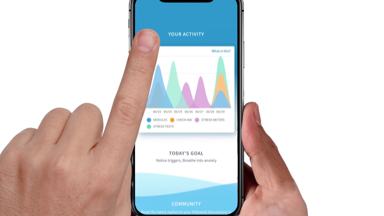Unwinding Anxiety® Demo, Dr. Jud’s Clinically Proven App for Stress and Anxiety.