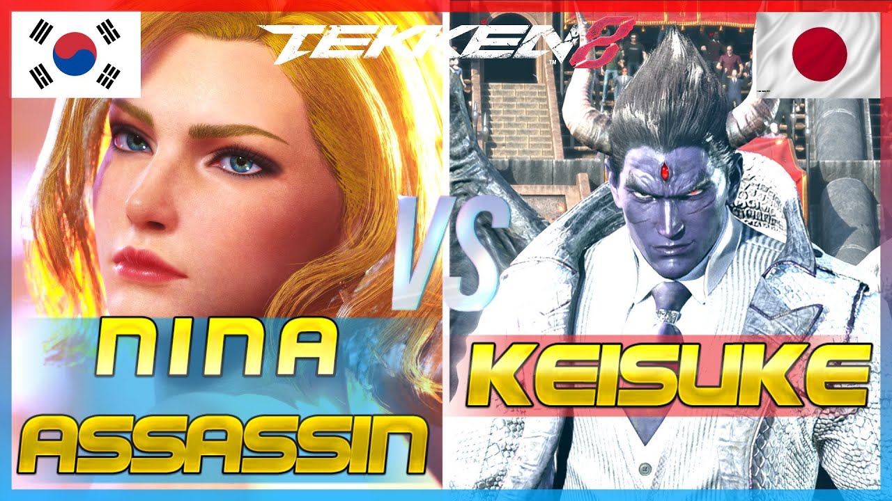 Tekken 8 🔥 Nina Assassin (Nina) Vs Keisuke (Kazuya) 🔥 Ranked Matches
