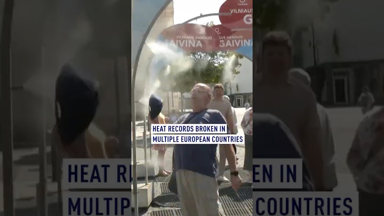 Heat records broken in multiple European countries