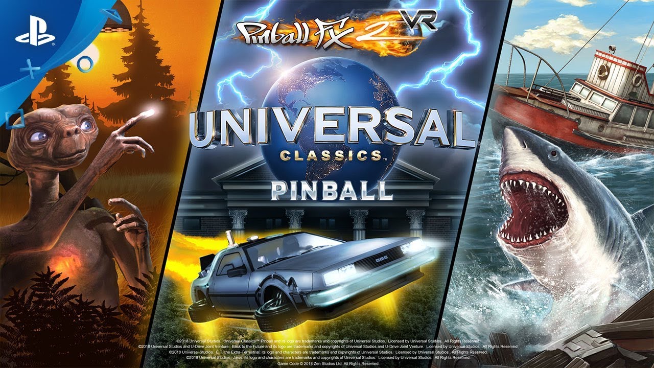 Pinball FX2 VR - Universal Classics Pinball Launch Trailer | PS VR