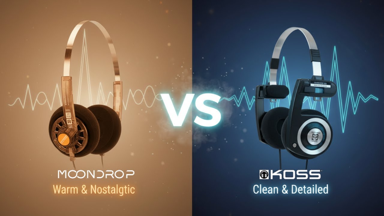Сравнение наушников Moondrop Old Fashioned и Koss Porta Pro Retro