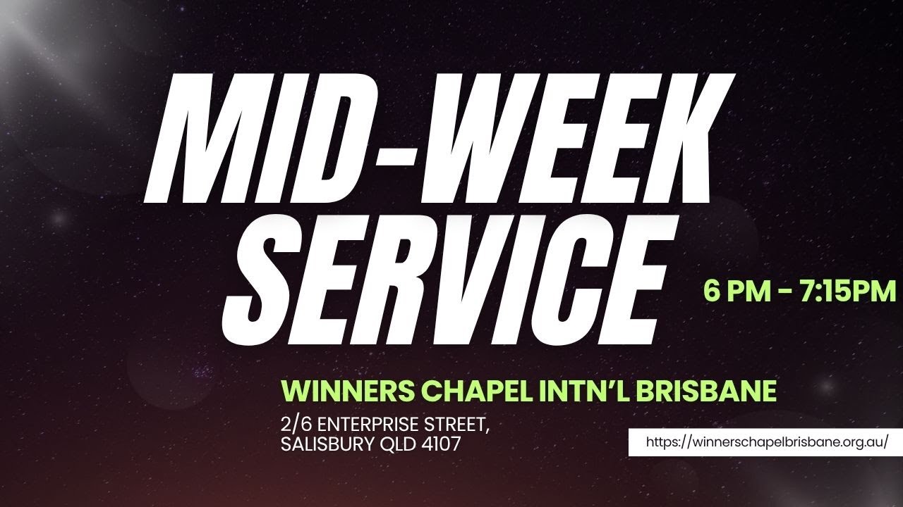 Wednesday Midweek Service   21 January 2026