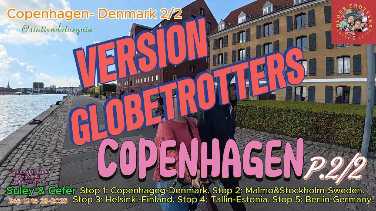 🇩🇰Caminando/walking around Copenhagen P2/2 Stop 1/6