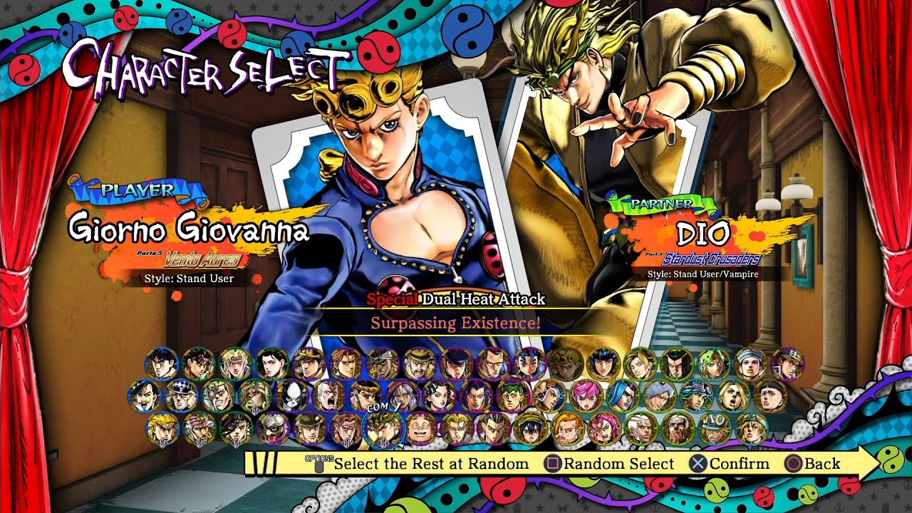 JoJo's Bizarre Adventure: Eyes of Heaven All Characters (Including DLC) [PS4]
