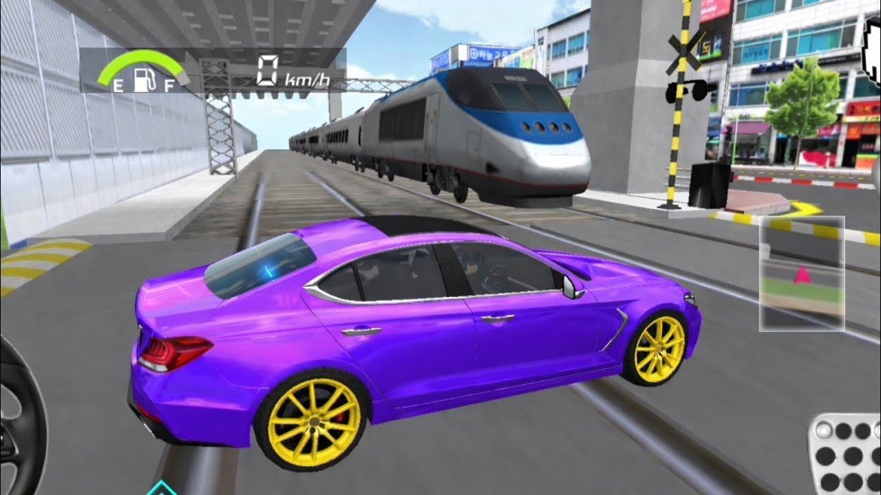 New Blue Mercedes VS Bullet Train For Crazy Race - 3D Driving Class 2026 Best Android iOS Gameplay 🚒