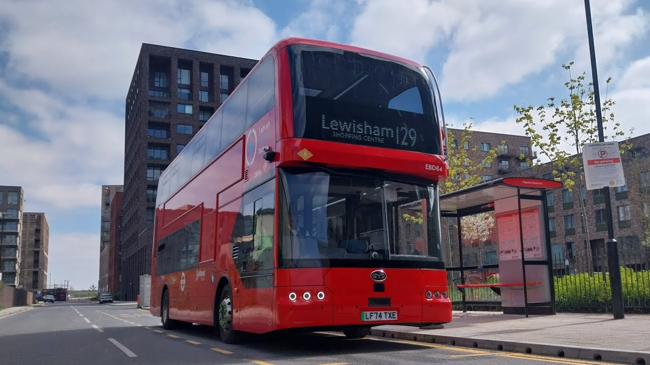 Full Route Visual | Go Ahead Route 129 | Gallions Reach, GEQ - Lewisham, Molesworth Street | EBD84