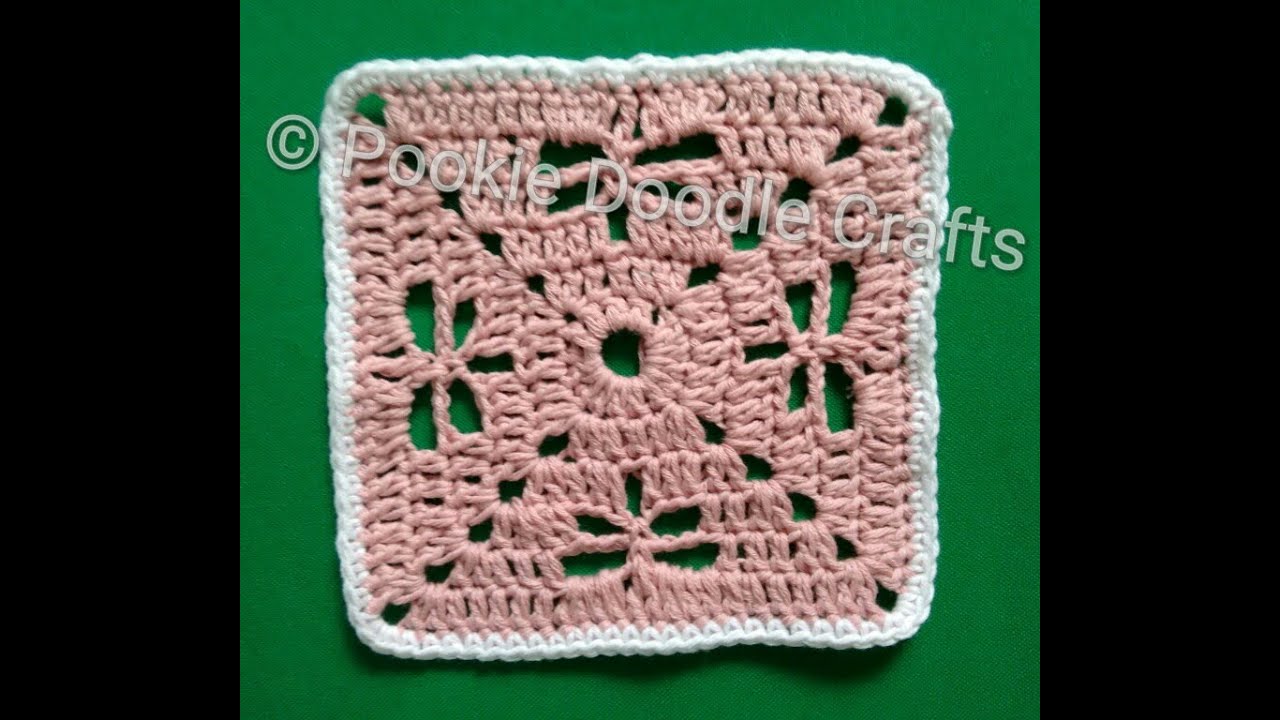 Crochet Dragonfly Stitch Coaster Mat - CAL Crochet Along