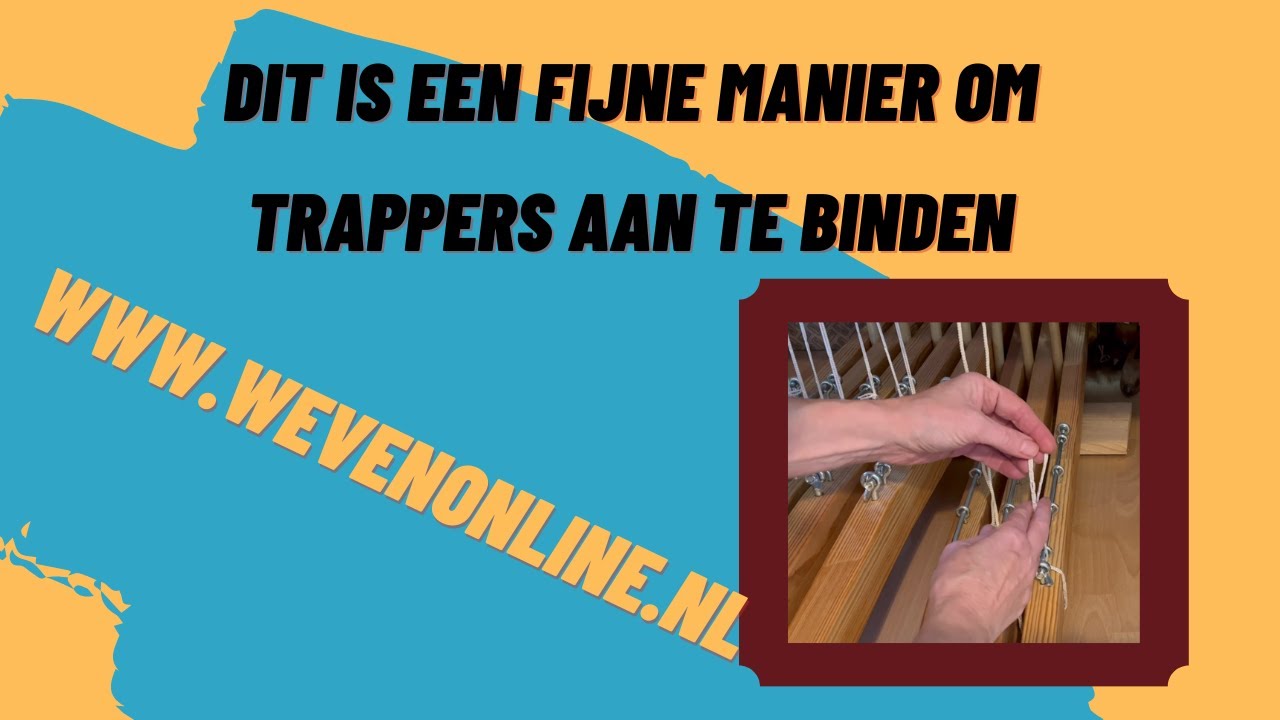 Een hele fijne manier om trappers aan te binden