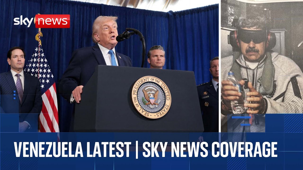 Trump says US will run Venezuela until transition can take place | Sky News coverage & analysis