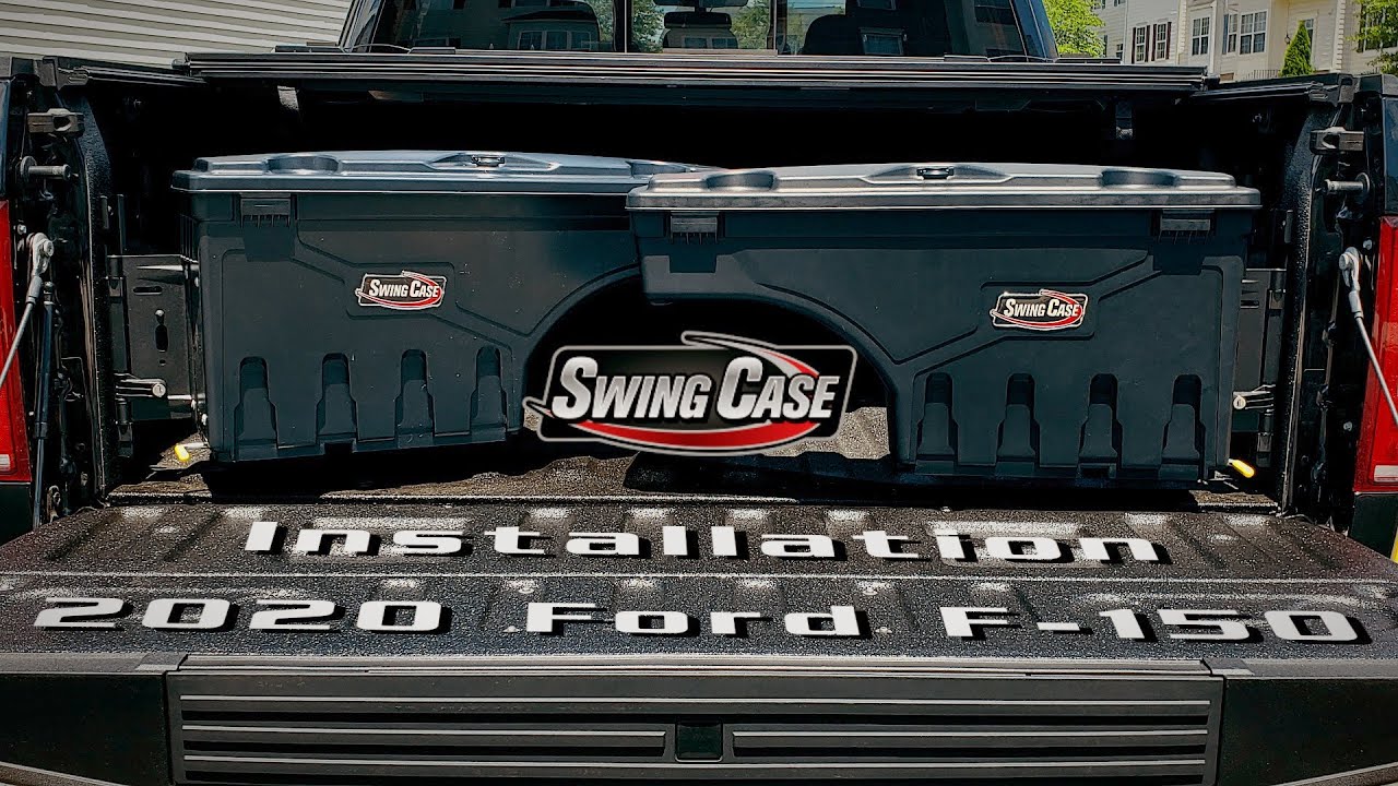 Установка ящика для инструментов под крышкой/грузовика Ford F-150