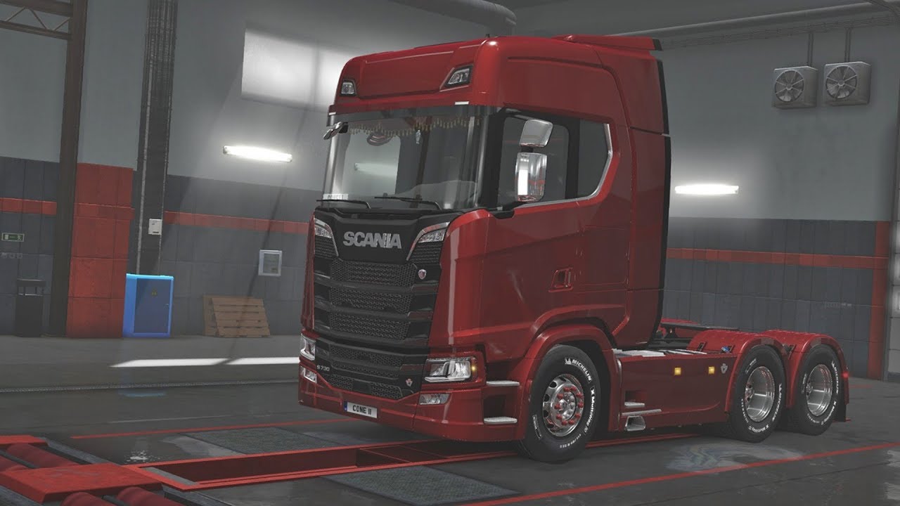NEW Scania S Customization & Test - Euro Truck Simulator 2 NEW Generation Scania S - Scania S730