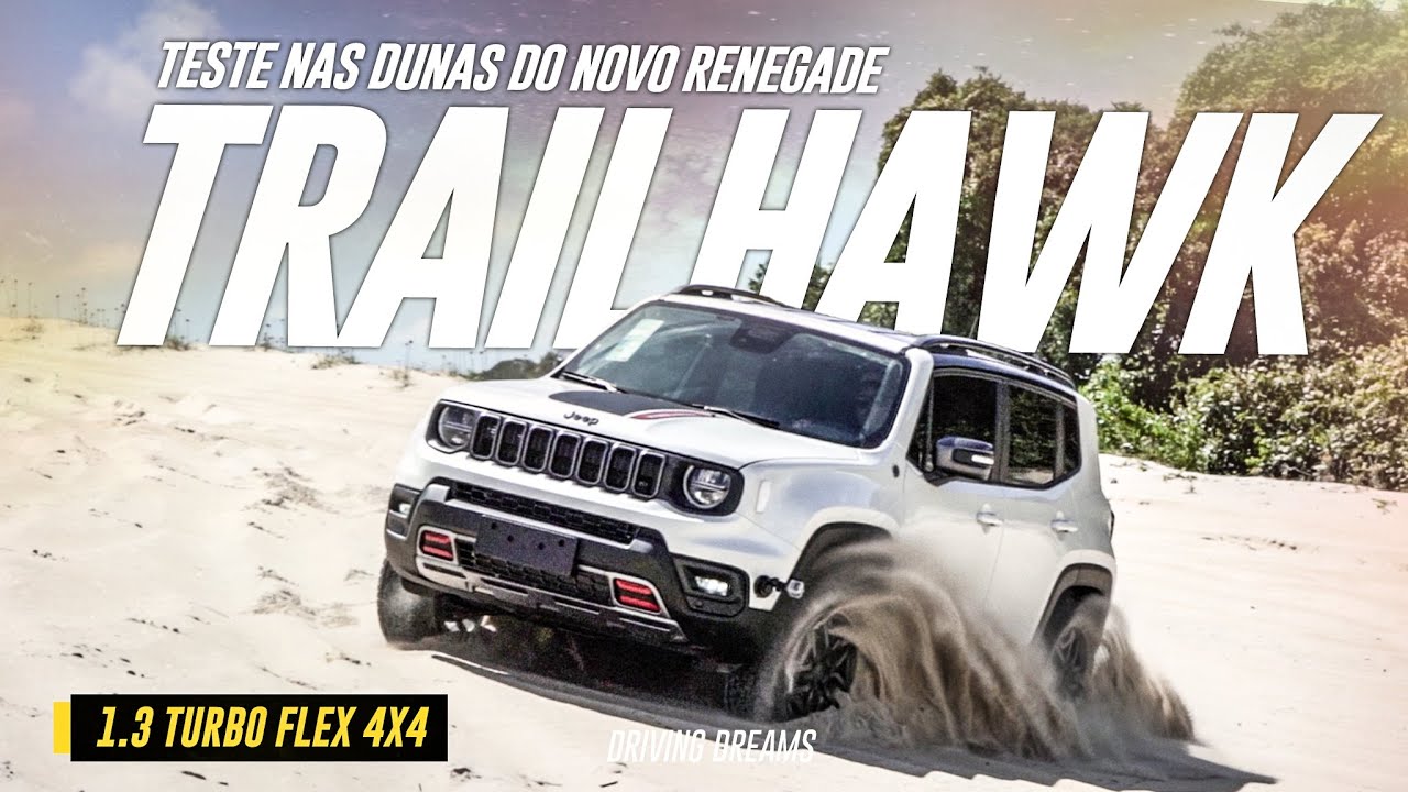 Jeep Renegade TrailHawk 2022 na trilha em dunas! Melhor que o Diesel? 249