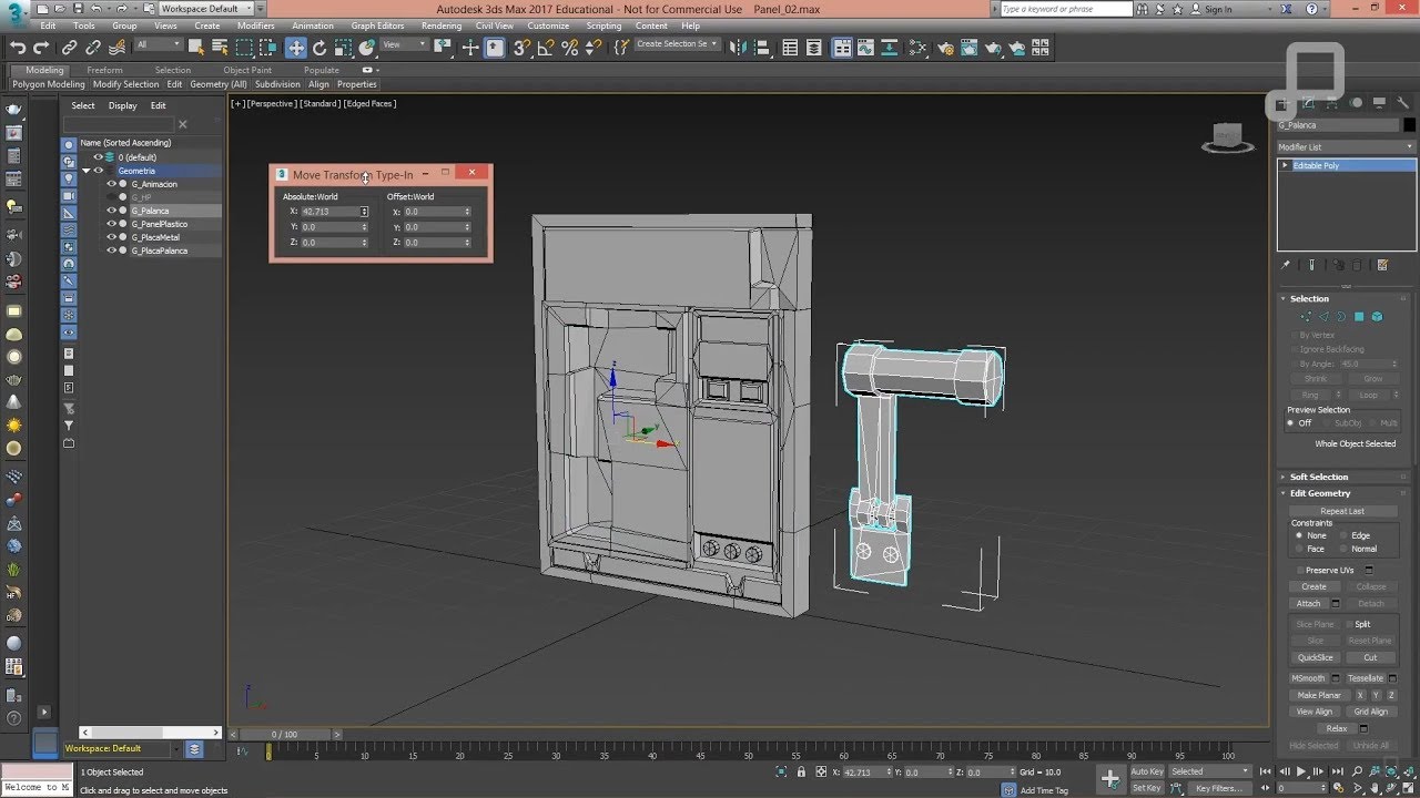 Spinner en 3ds Max