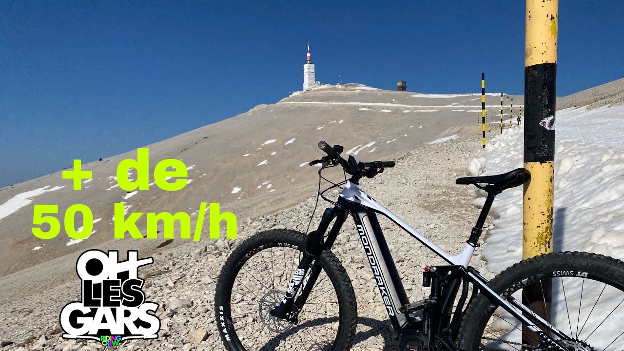 DESCENTE MONT VENTOUX VTTAE// + de 50 km/h // ENDURO VTT PISTE ROUGE N 5