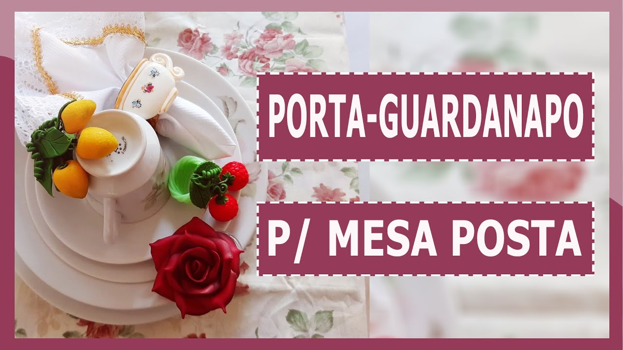 Porta-Guardanapos p/ Mesa Posta | Biscuit | Porcelana Fria | Artes da Célia