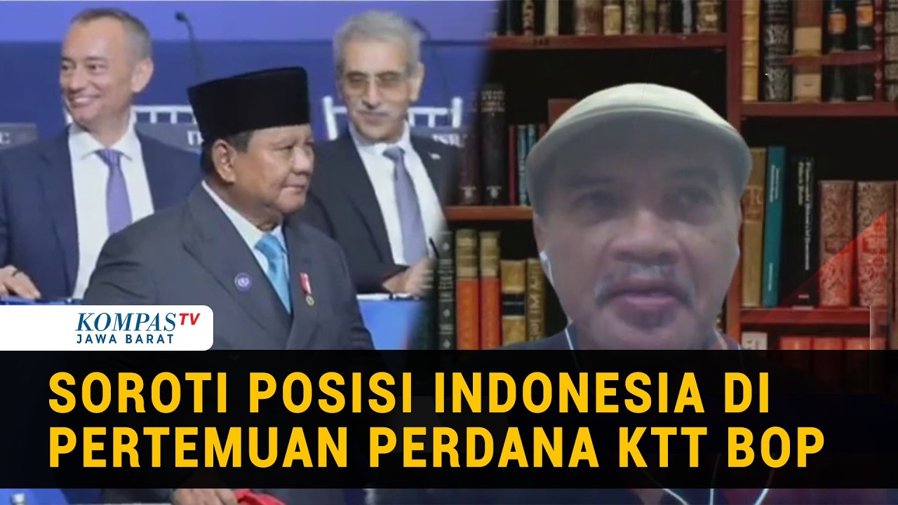 Kata Pengamat Timur Tengah Posisi Indonesia di Pertemuan Perdana KTT Board of Peace