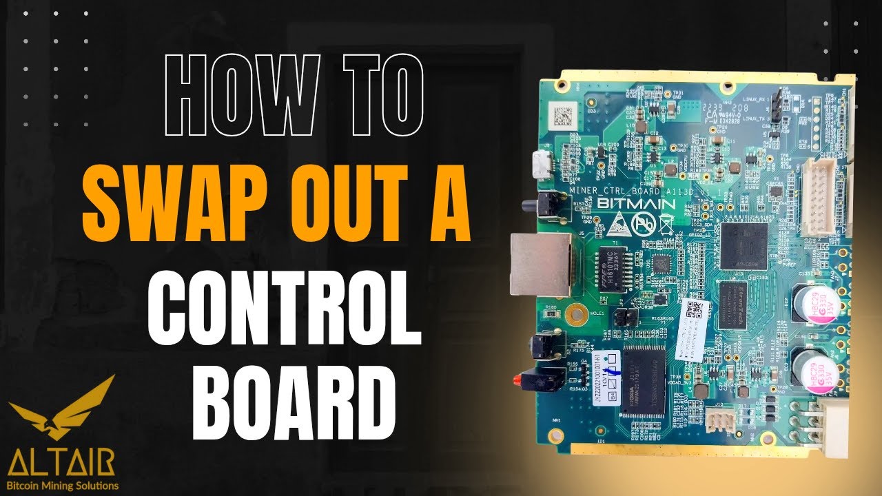 How to Replace a Control Board on Antminer S19 & S21 | Bitcoin Miner Repair Tutorial
