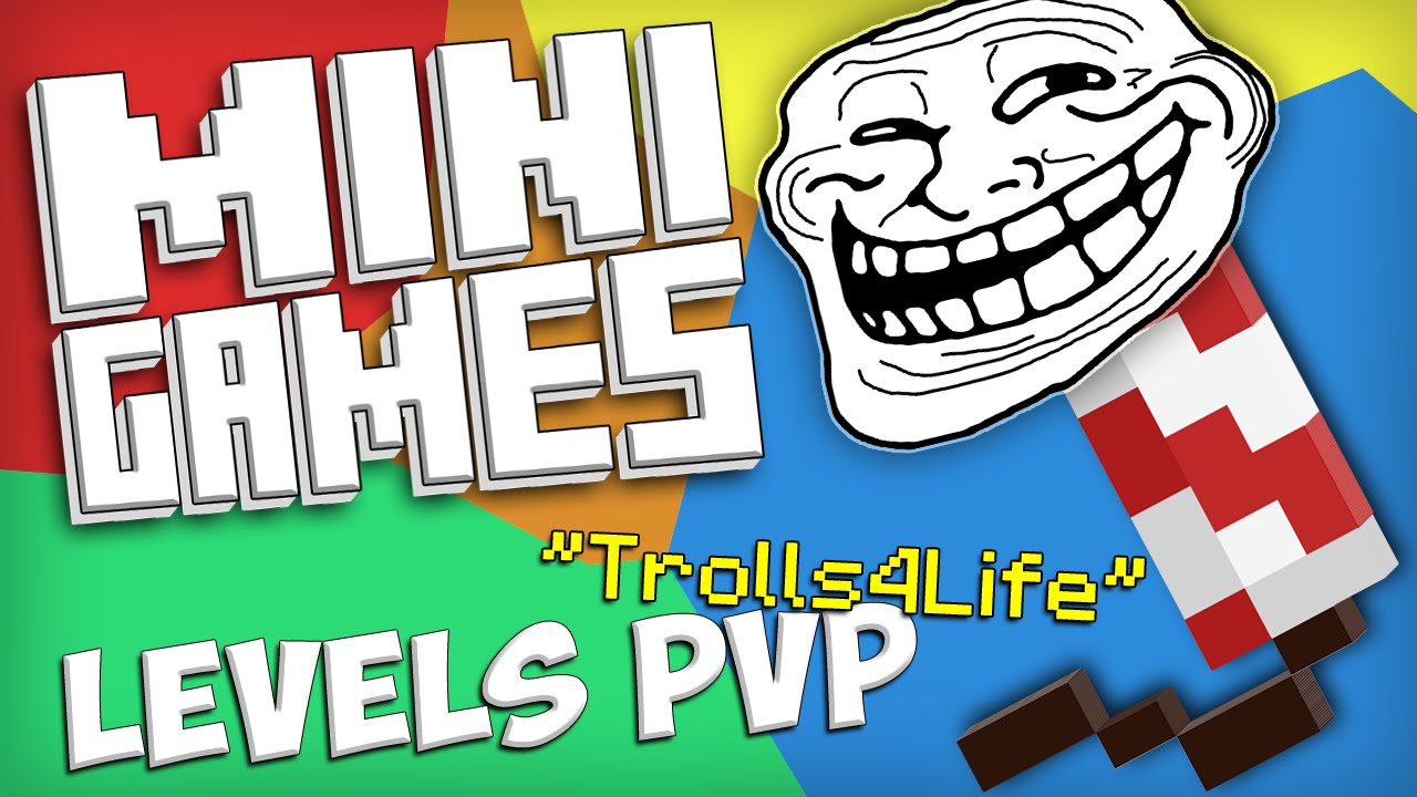 Мини-игра Minecraft: уровни PVP «Trolls4Life!» с Blitzwinger
