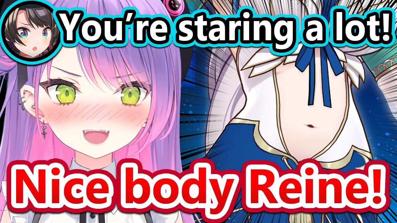 Towa-Oji Can't Stop Staring At Reine's 3D NICE BODY...