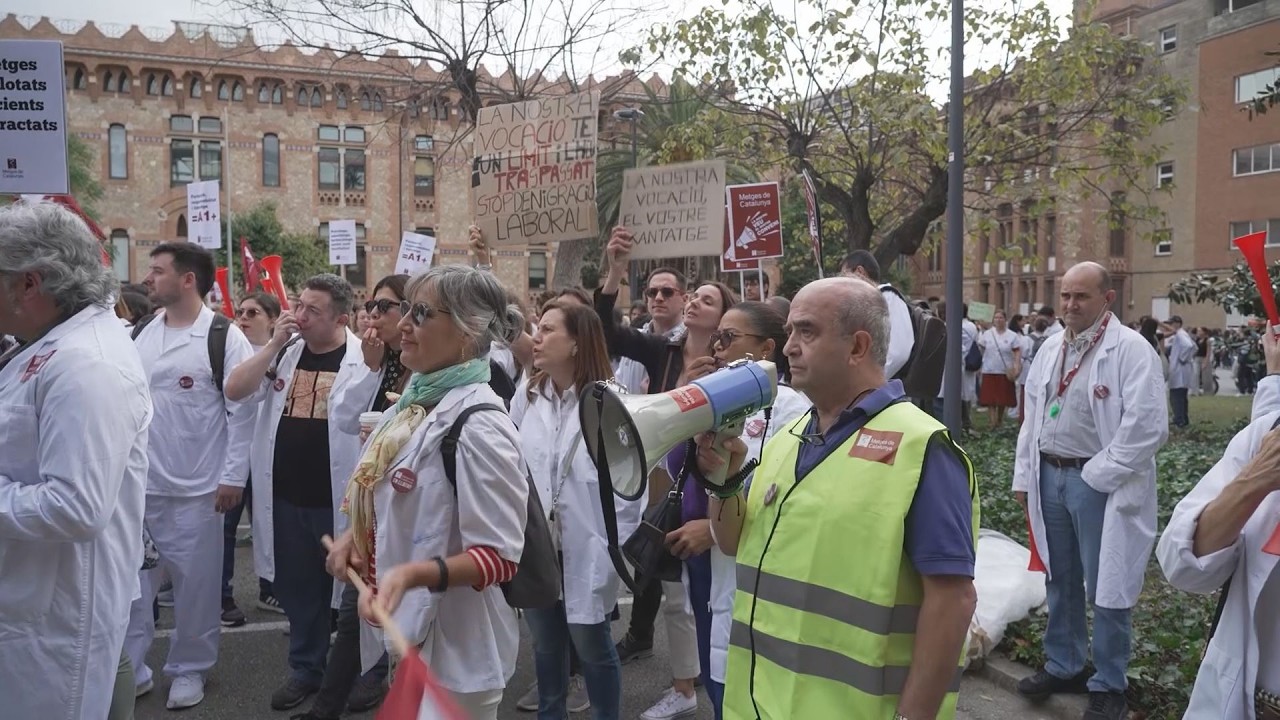 Els metges tornen a fer vaga enmig del bloqueig de les negociacions amb la Generalitat