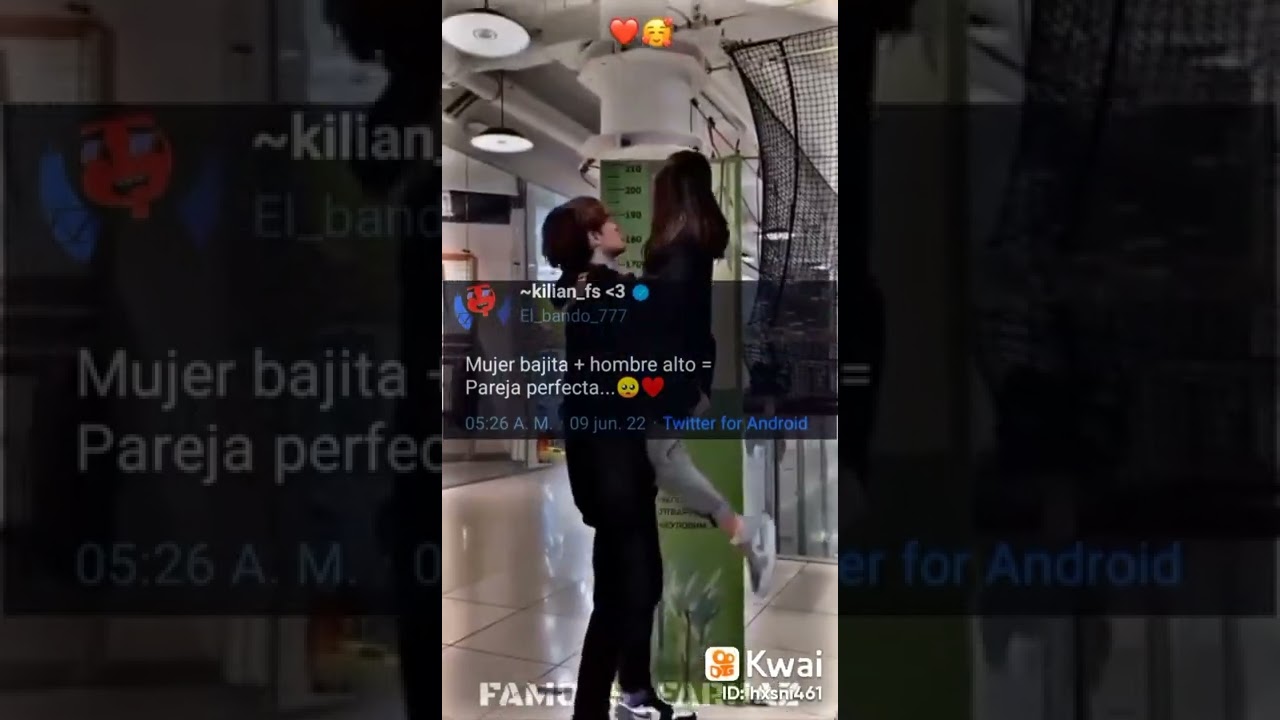 Mujer bajita+Hombre alto seria una linda pareja🥺❤️✨