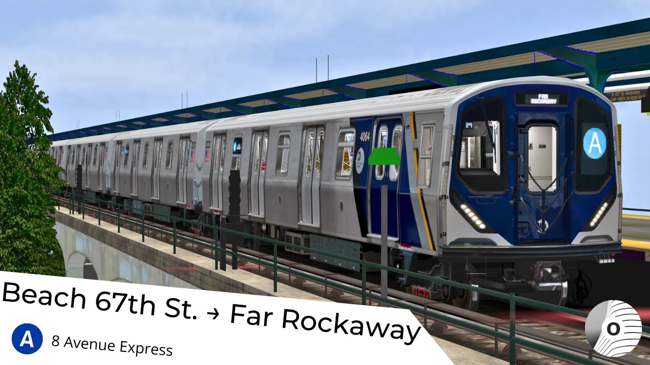 OpenBVE - BEACH 67TH ST. to FAR ROCKAWAY (New York City Subway (A) Line)