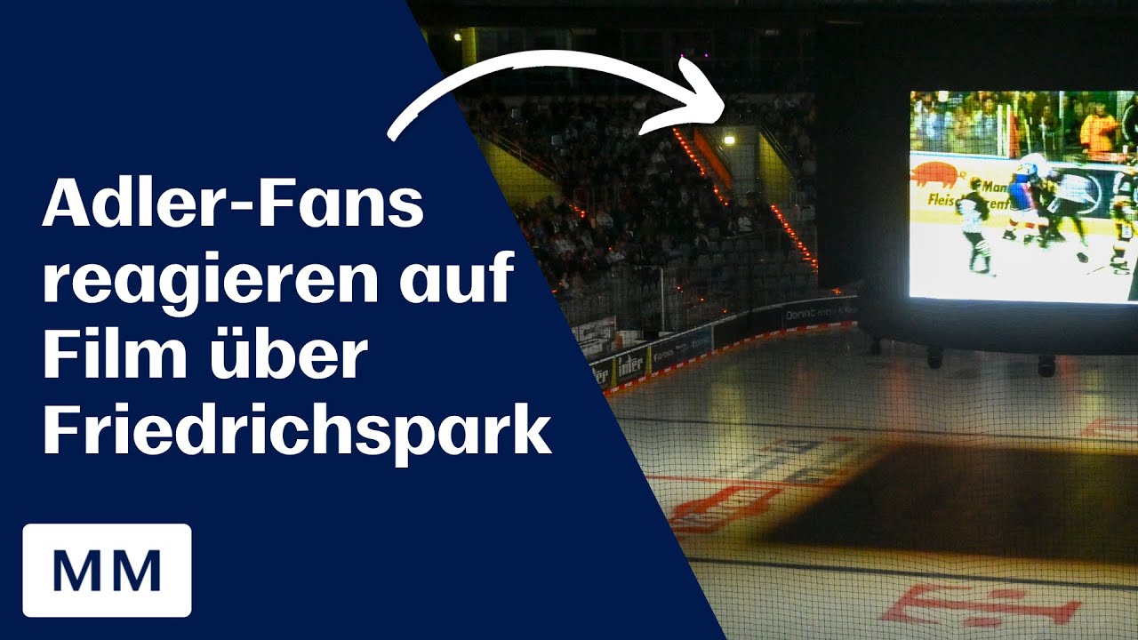 So hat den Mannheimer Eishockey-Fans der Friedrichspark-Film gefallen