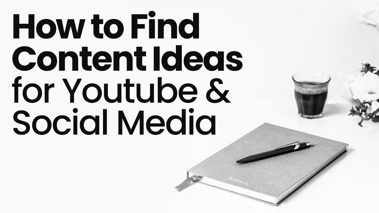How to find content ideas for Youtube and Social Media (2021 Hack)