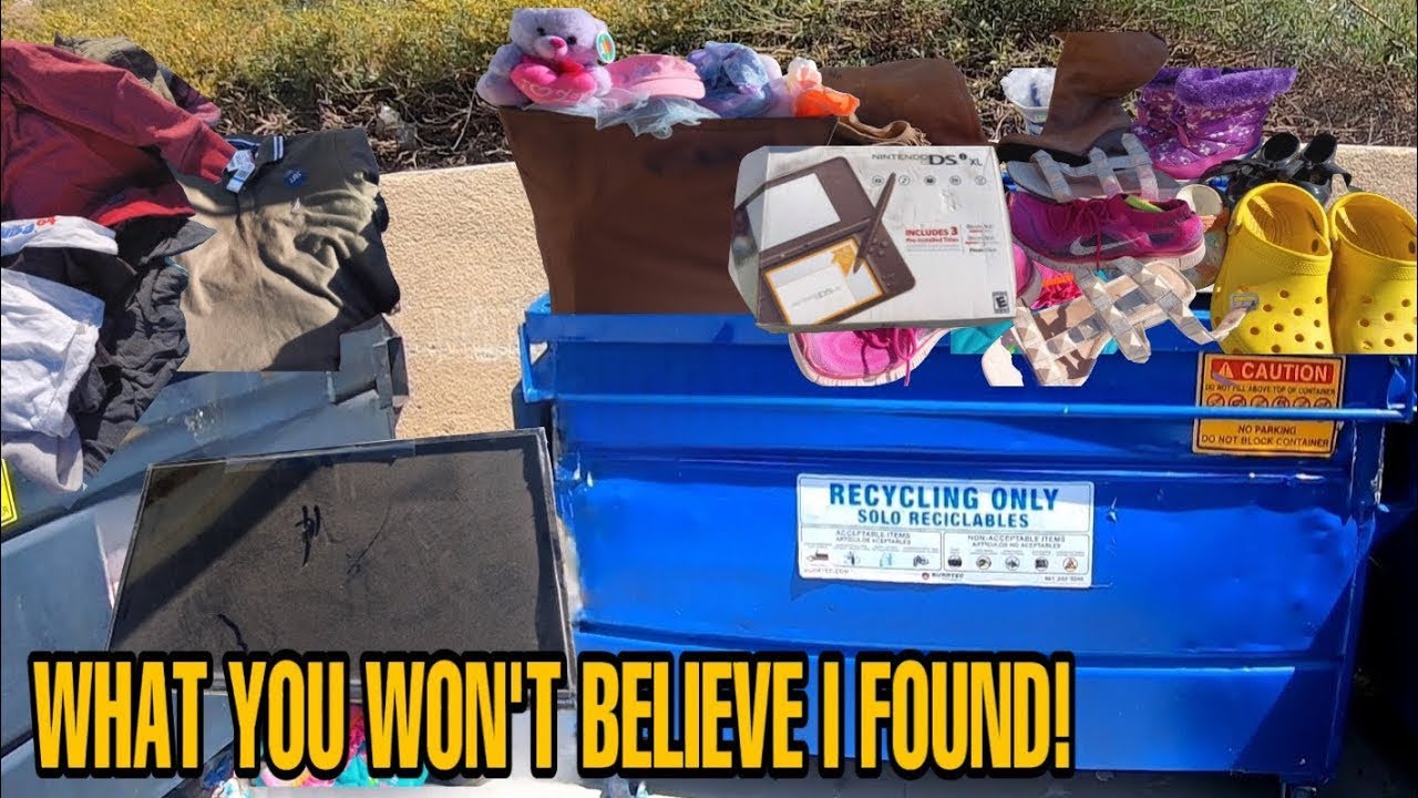 DUMPSTER DIVING IN RICH NEIGHBORHOOD  WHAT YOU WON'T BELIEVE I FOUND!