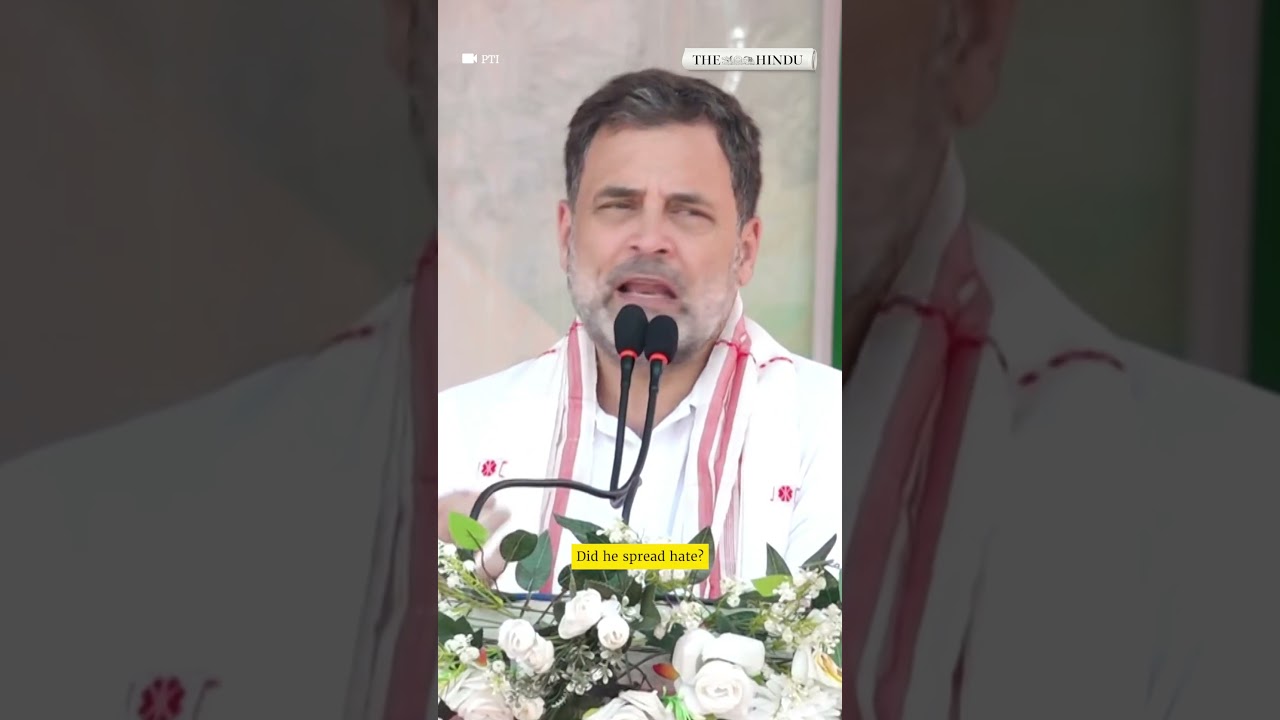 Rahul Gandhi on Zubeen Garg during his speech at poll rally in Assam's Golaghat