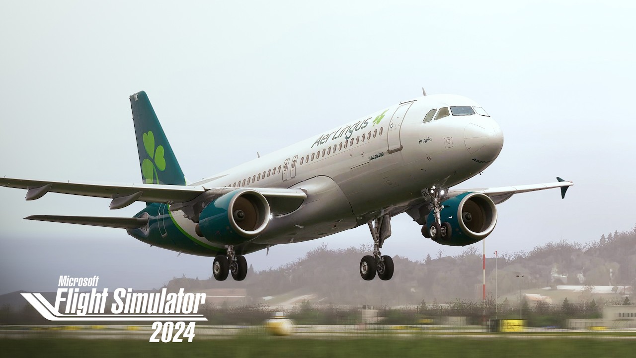 Flight Simulator 2024: Fenix A320 | Zurich ✈ Dublin | Full Flight | RTX 5070 Ti