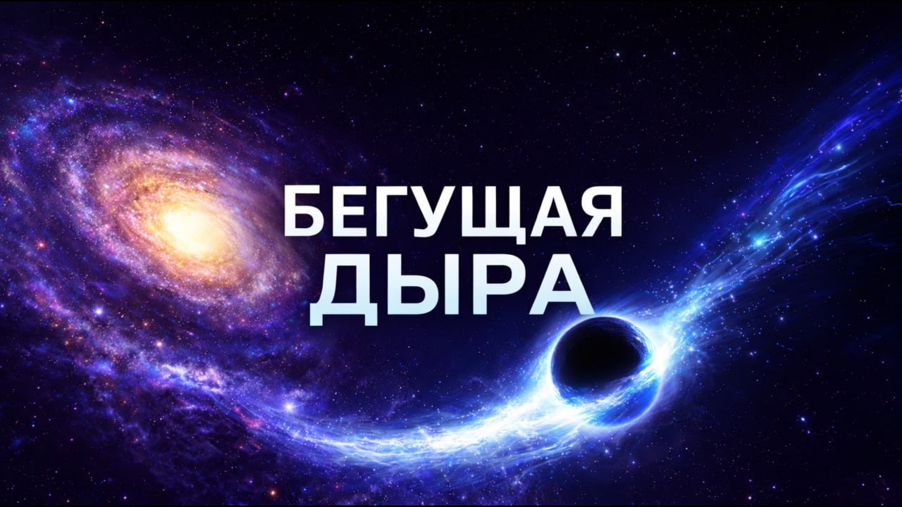 ТАЙНА «БЕГУЩЕЙ» СВЕРХМАССИВНОЙ ЧЕРНОЙ ДЫРЫ: КАК ЕЕ ВЫШВЫРНУЛИ ИЗ ГАЛАКТИКИ?