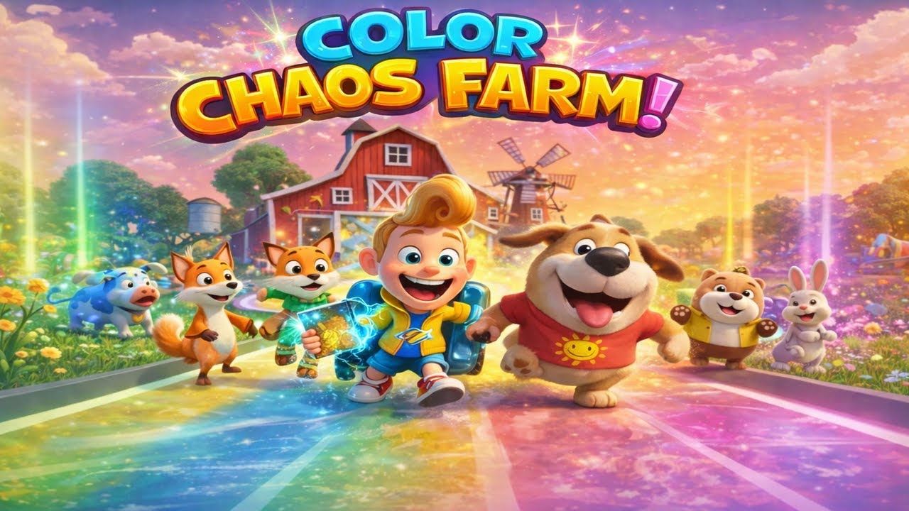 The Color Switch Farm 🎨😂 Maxi & Boltie’s Craziest Color Adventure  Kids Cartoon
