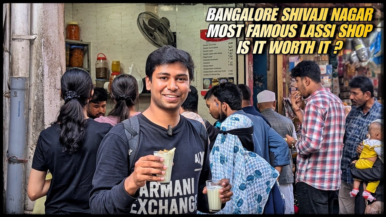 Bangalore Shivajinagar oldest lassi shop known as MK lassi shop is it worth visiting?
