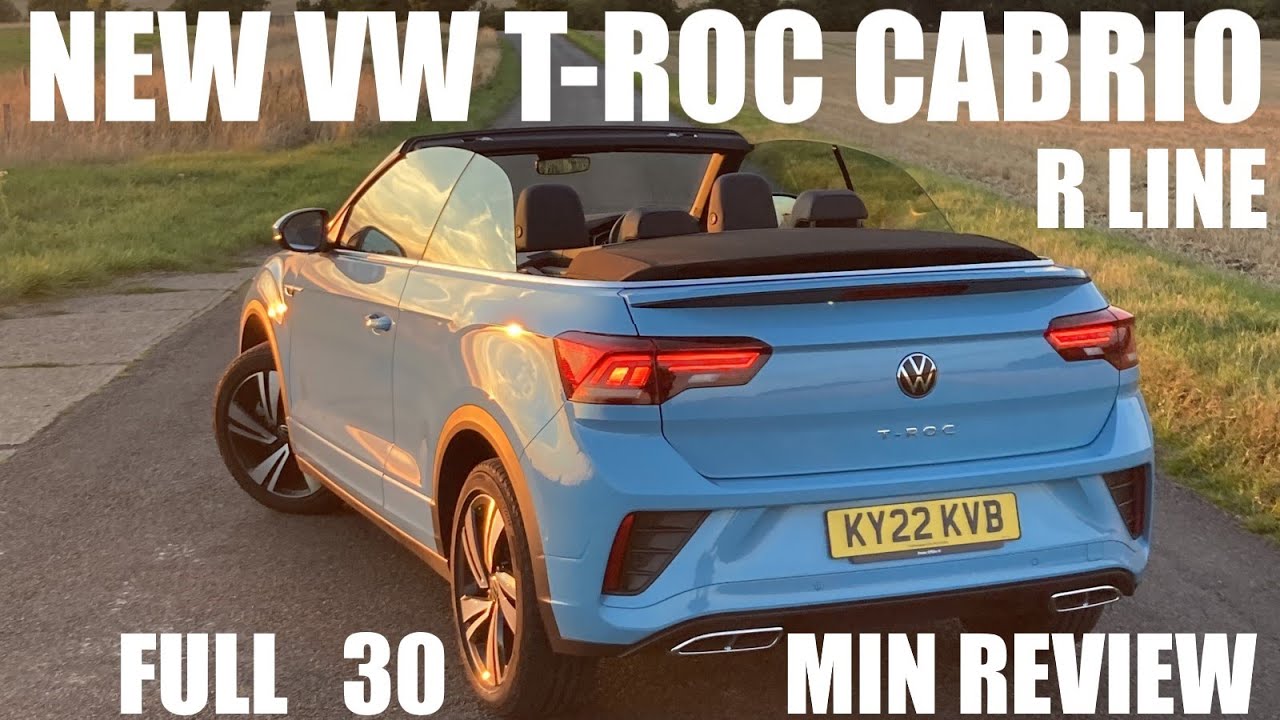 NEW 2023 VW T-ROC CABRIO R LINE - WHY IT'S HARD TO HATE #vwtroc