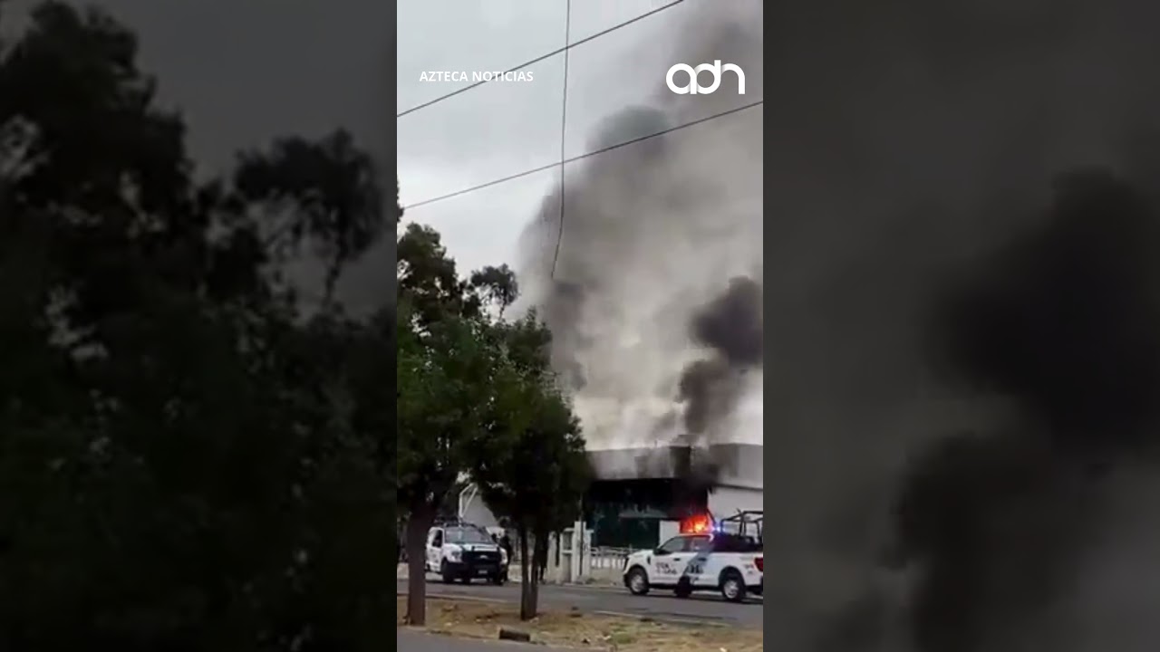 Sujetos encapuchados incendian sucursal del Banco del Bienestar en Coacalco, Estado de M&eacute;xico
