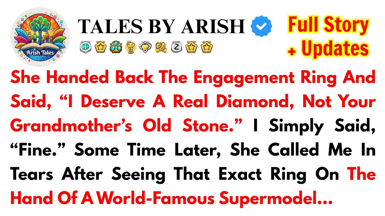 She Handed Back The Engagement Ring And Said, “I Deserve A Real Diamond, Not Your Grandmother’s Old