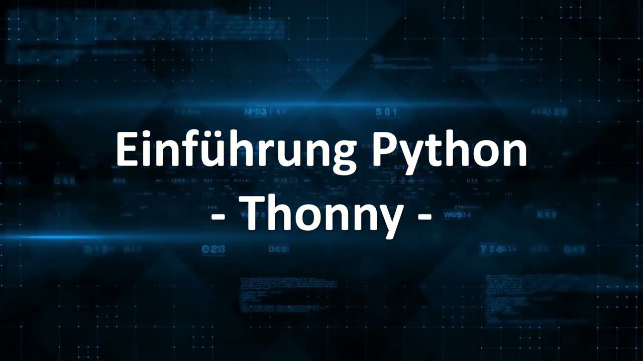 Einf&uuml;hrung in Python: Thonny