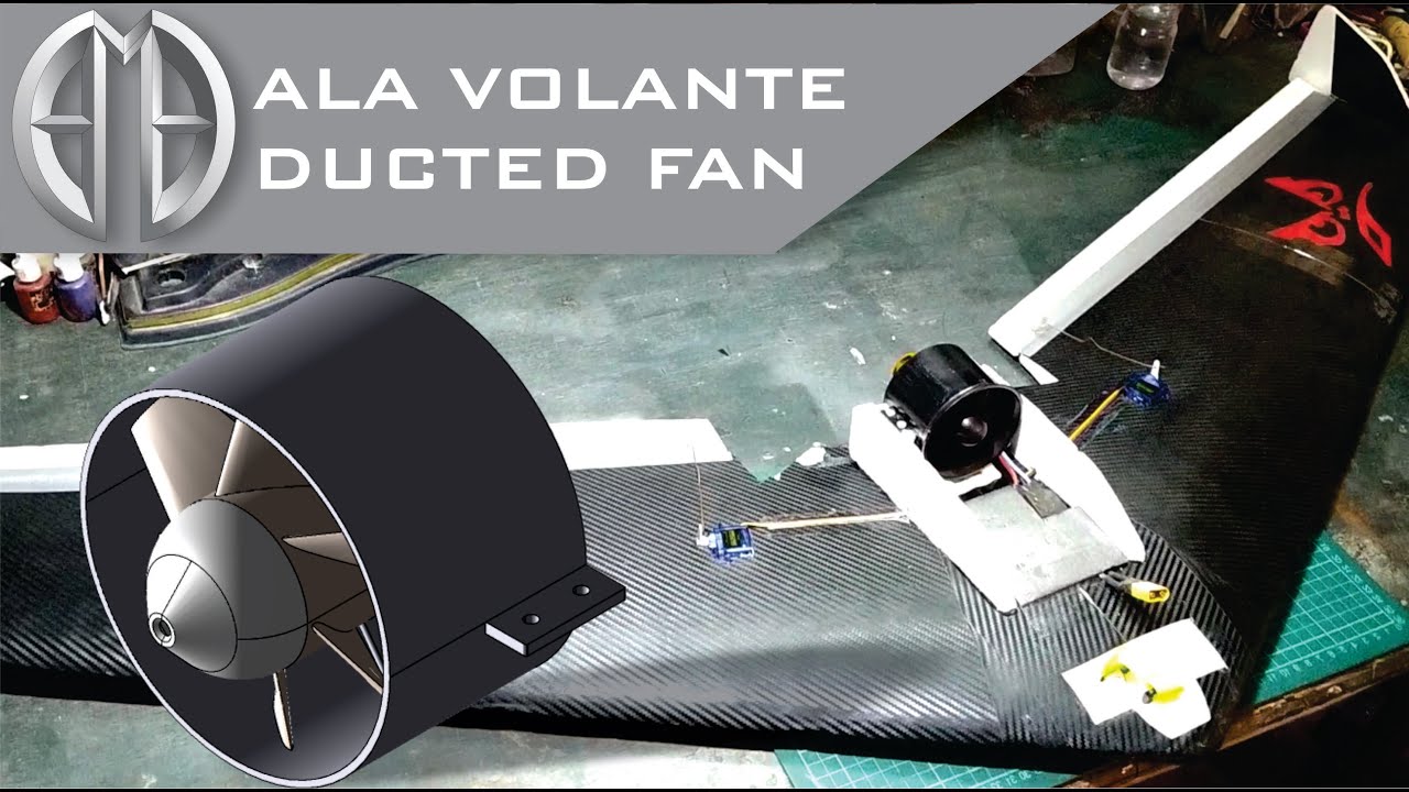 ALA VOLANTE + DUCTED FAN 70mm = ?? 🚀☄