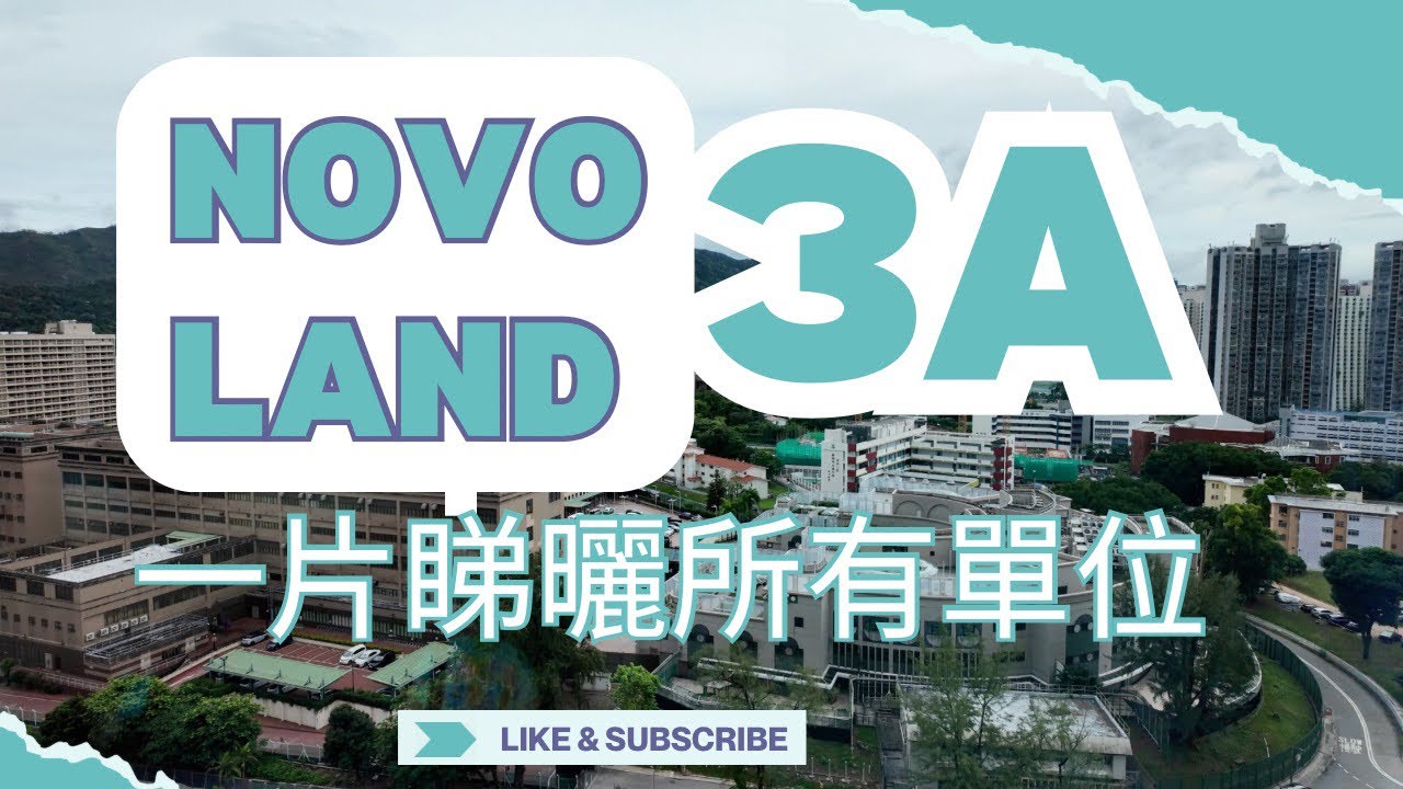 【NovoLand 3A】現樓全層拍攝 開放式到四房詳細睇