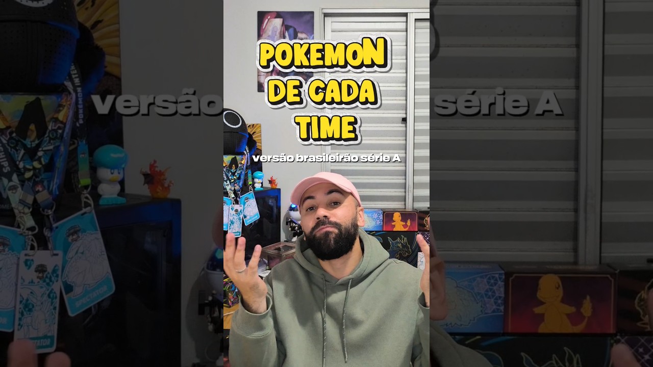 QUAL O POKEMON DO SEU TIME? #pokemon #pok&eacute;mon #pokemon30