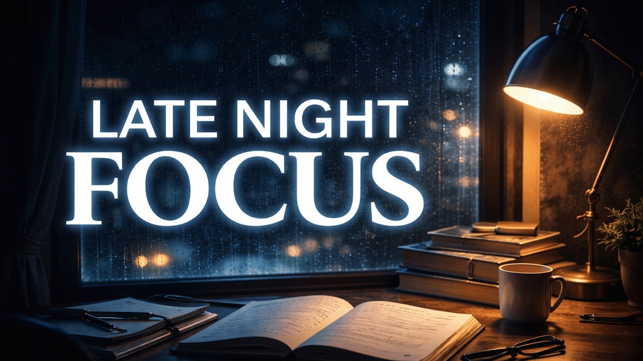 Late Night Study Session | Deep Work Focus Ambient