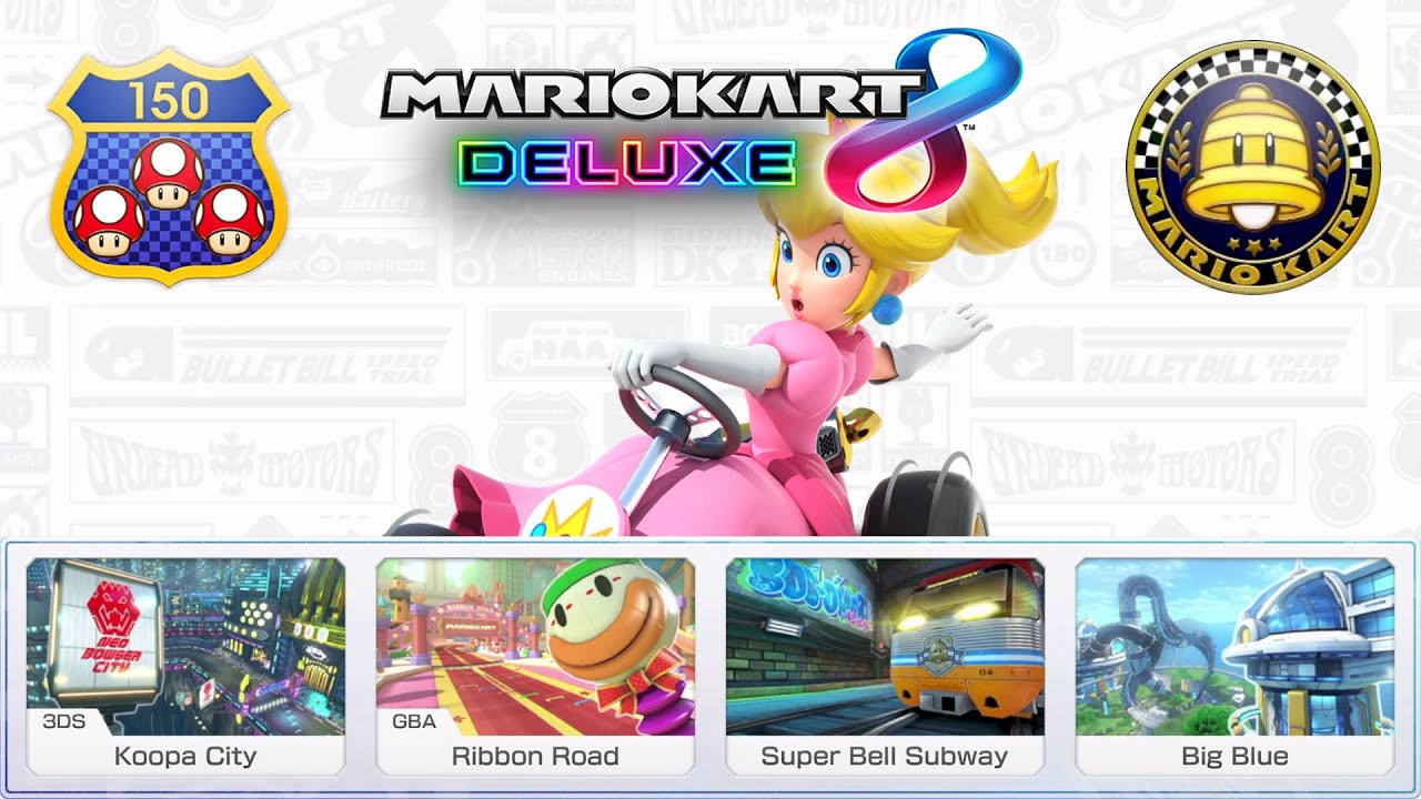 Mario Kart 8 Deluxe - Peach - Bell Cup (150cc)